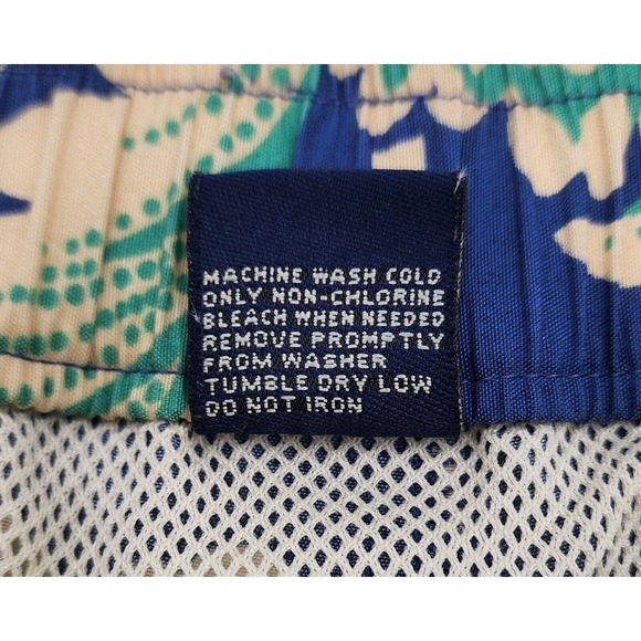 Polo Sport Ralph Lauren Floral Mesh Lined Swim Trunks Shorts Size Large - Picture 8 of 8